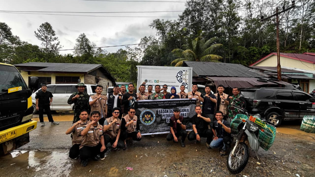 BGN Sibolga Acungi Jempol Aksi Mandiri SPPI Sumut Bantu Korban Bencana